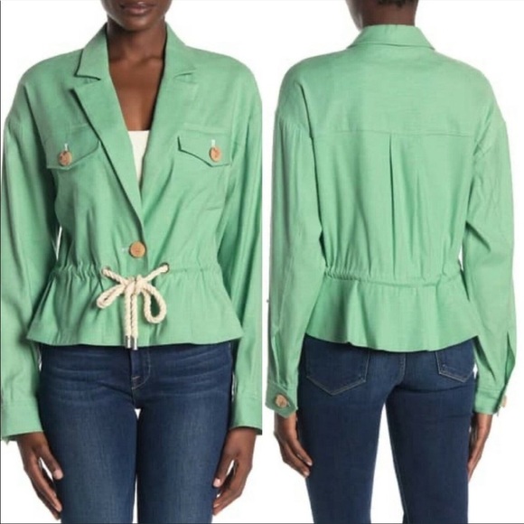 Veronica Beard Magni Jacket in Mint Green Size Medium - Picture 1 of 6